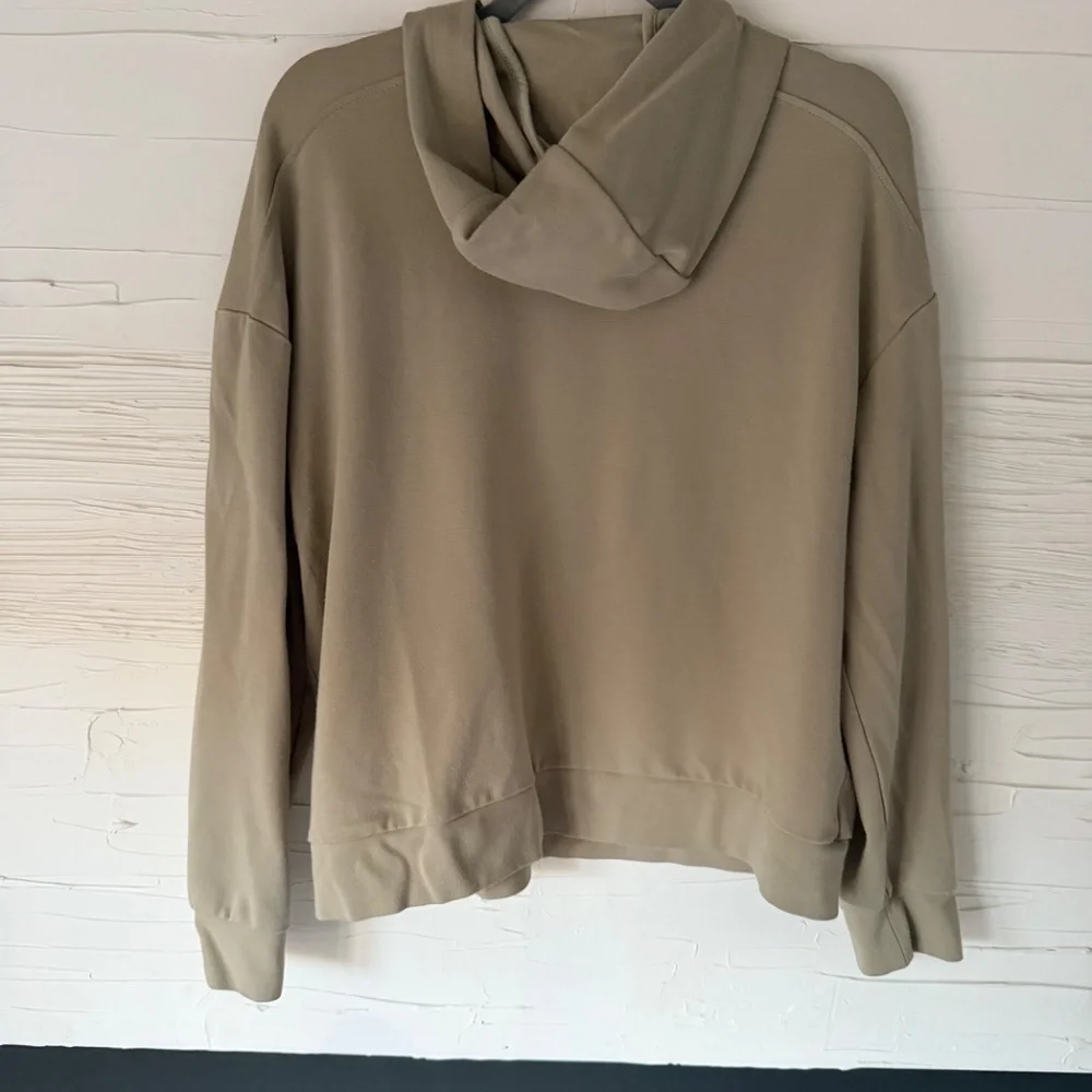 Mango | Large |  “Florida” Half-Zip Hoodie | Khaki - Picture 3 of 7